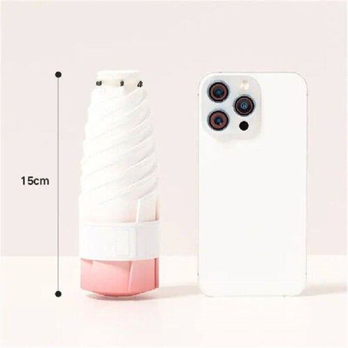 Folding Travel Umbrella 6 Ribs Lightweight Compact Pocket