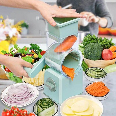 Vegetable Cutter & Slicer Manual Kitchen Cheese Chopper