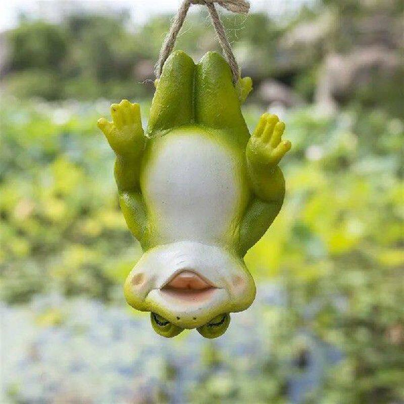 Hanging Garden Statue Funny Outdoor Window Pendant Hanging图片