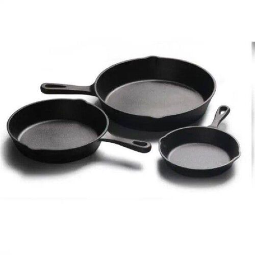 Iron Skillet Non-stick Cast Frying Pan Cooking Pot Kitchen