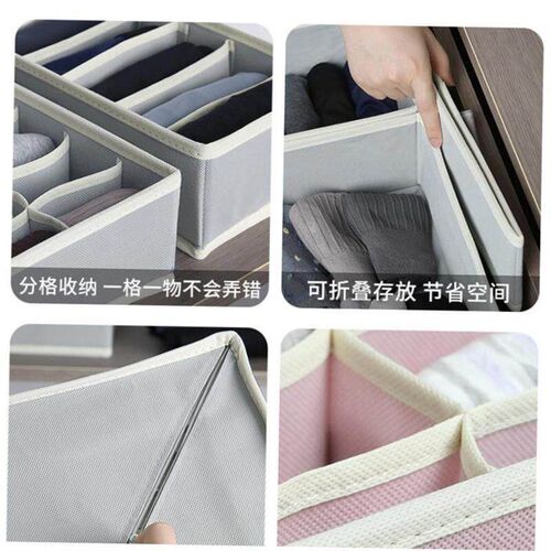 foldable underwear socks drawer Bra organizer storage box