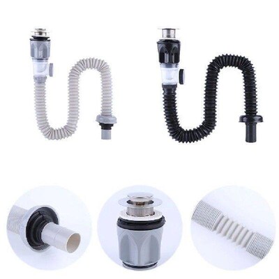 Retractable Deodorant Sewer Drainage Water Hose Wash Basin