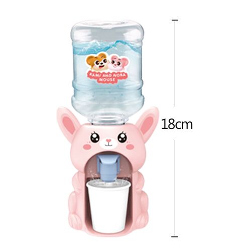 Mini Children Dual Water Dispenser Toy with Cute Pink Blue C