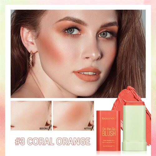 Tinted Mositure Blush  Face Pink Cream Cheek Blusher Cosmeti