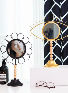 Table Decorative Vanity Mirrors Nordic Fashion Iron Geometr