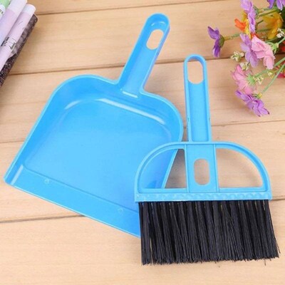 Mini Cleaning Brush Small Broom Dustpans Set Desktop Sweeper