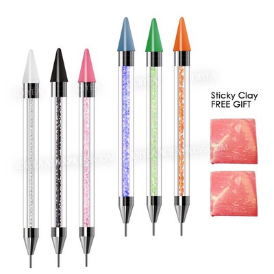 1set/lot quality Crystal Pen picking up Rhinestones Gems Sti