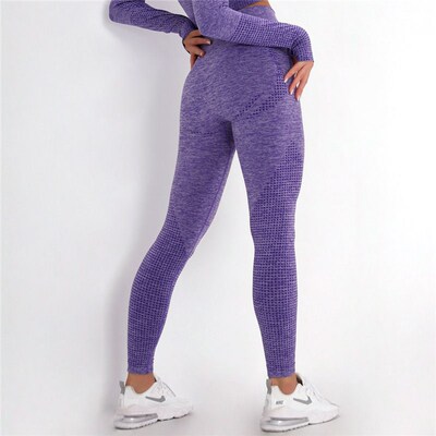 Rooftrellen 10%Spandex Seamless Leggings Women Fitness Leggi