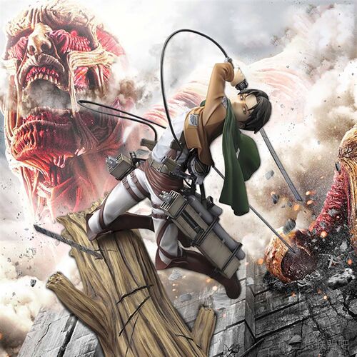 28cm Attack on Titan Figure Rival Ackerman Action Figure Pac