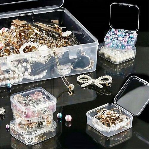 Transparent Color Space-Saving Household Storage Box With 2
