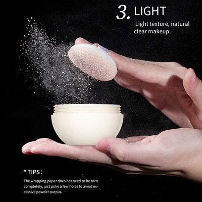 5 Colors Matte Setting Powder Face Setting Press Ball Loose