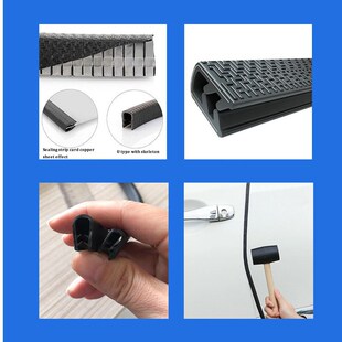 Car door anti-collision strip anti-collision anti-scratch U-