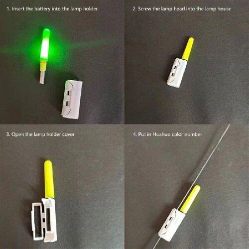 6Pcs Outdoor Fishing Glow Large Led Glow Rod Tip Glow