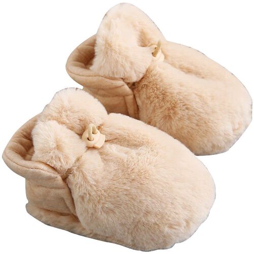Newborn Baby Shoes With Velvet And Thickened Baby Anti-falli