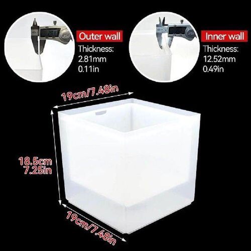 LED Ice Bucket 3.5L Colorful Cooler Bucket Double Layer