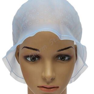 These reusable dye highlights cap hair colouring