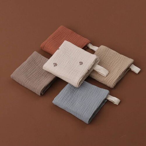 5pcs Baby Saliva Soft Absorbent Gauze Cotton Burp Cloth Kind