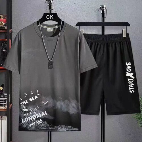 rendy Suits for men  Mens Summer Shorts Set Gym Outfit Stud