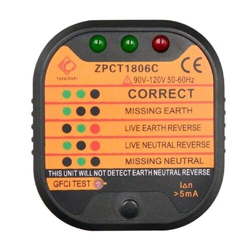 ABS Home Safety With Voltage Detector Tester LED Indicator