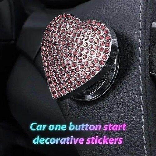 Engine Start Stop Button Decal Rhinestone Engine Start Stop