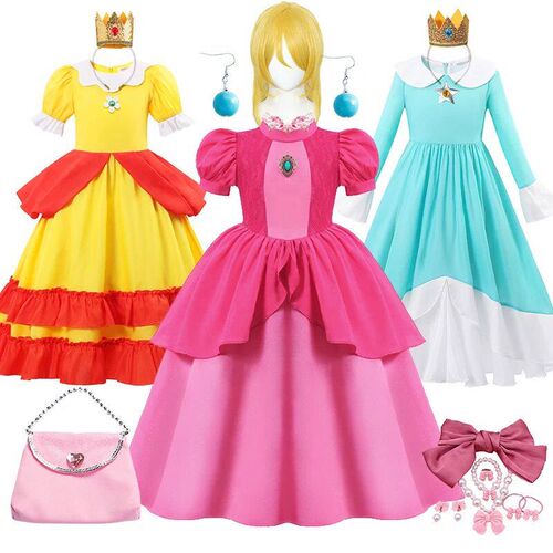Halloween Costume for Kids Peach Princess Dress For Girls Ch