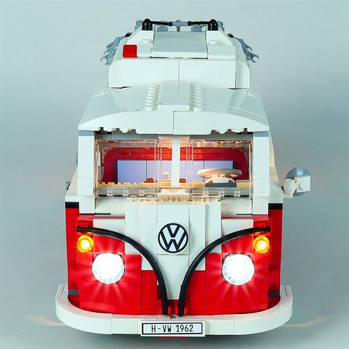 Light Led Kit For Creator 10220 T1 Camper Van Compatible Wit