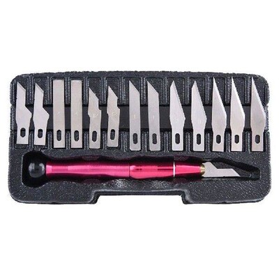 14 In 1 SK5 DIY Cutter Knives Set Ergonomic Design Art