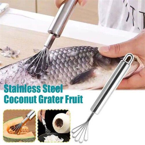 1pcs Stainless Steel Shredded Coconut Knife Household