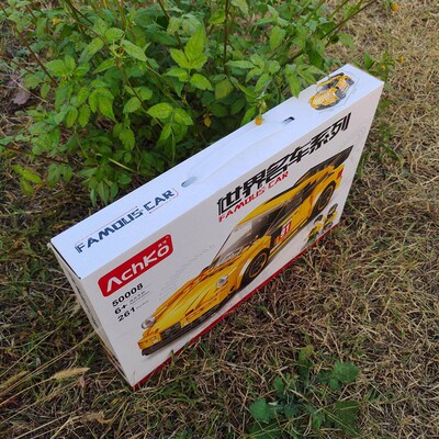 Childrens toy building block car boy assembly educational t