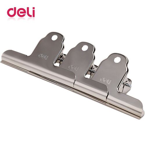 1pcs Clips 102mm Silver Color Big Size Metal Grip Bulldog No