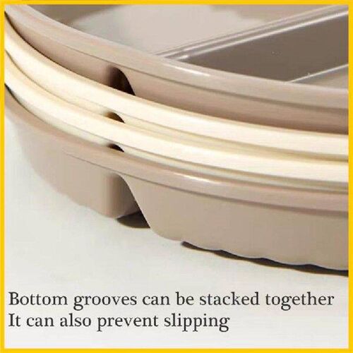 H55A 22cm Microwave Safe Plate Fruit Salad Serving Tray