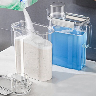 Laundry Powder Detergent Dispenser Food Grains Rice Storage