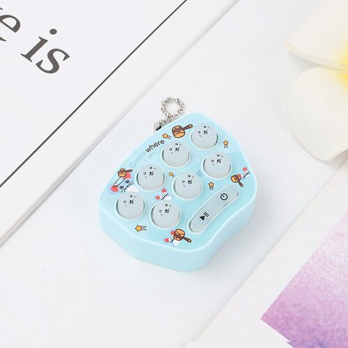 Playing gopher toys mini palm mini keychain打地鼠玩具1