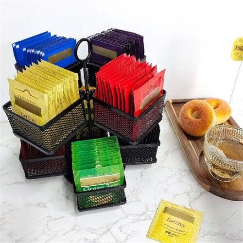 Tea Bag Display Rack Tea Bag Organizer Metal Tea Bag