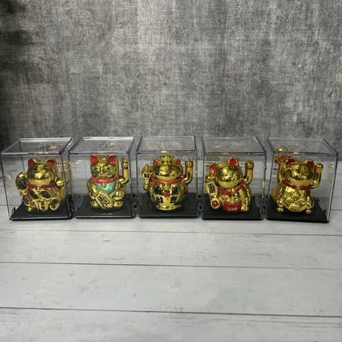 2 inch  Solar mini lucky cat light rocking car boys and girl