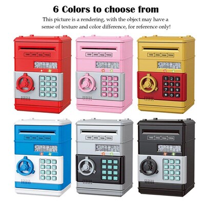ATM Password Piggy Bank, Electronic Kids Money Bank Coin Can