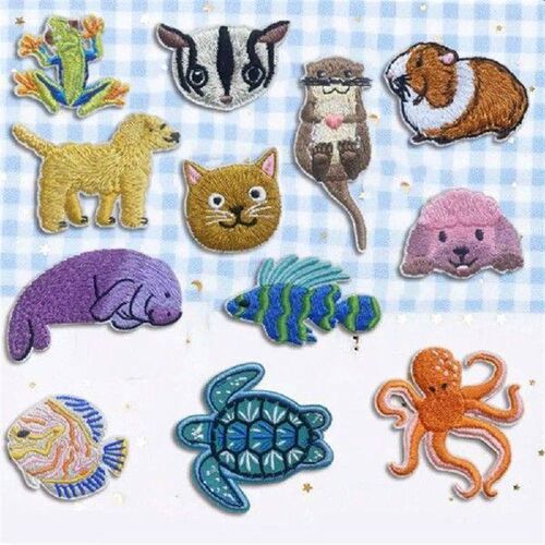 15PCS Clothing Accesories Iron on Cartoon Embroidered Patch