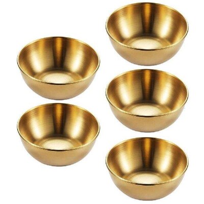 5 Pcs Seasoning Dish Bowl Flavor Appetizer Plates Tomato