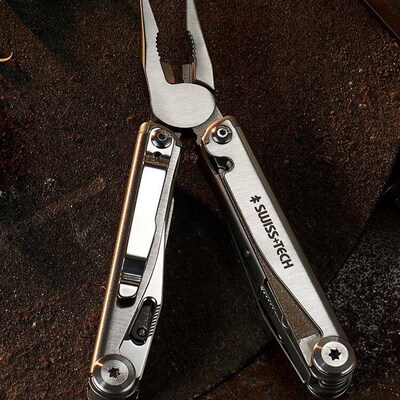 SwissTech Folding Multitool Pliers 18 in 1 Multi-functional