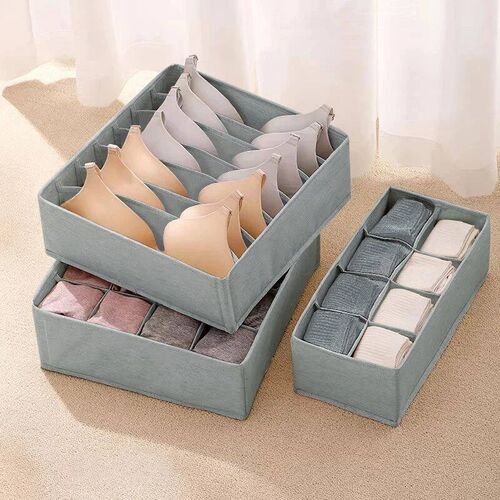24 Grids Foldable Underwear Organizer Cabinets Drawer Underw