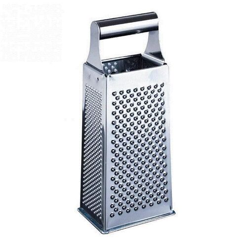 Stainless steel potato cheese grater with leather remover
