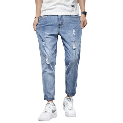 Jeans Mens Spring New Fashion Casual Pants Youth tendy Bran