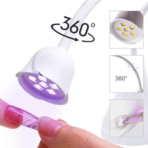Mini Nail LED Lamp Nail Dryer Machine 12W Portable UV/LED Na