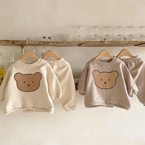 Spring Infant Baby Cartoon Clothing Sets Toddler Boys Girls