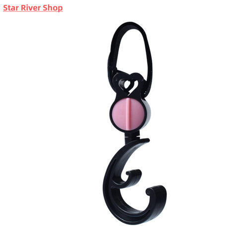 2 pieces/set of baby stroller hook baby stroller rotating 36