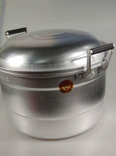 五十年老牌南宁钢精厂黑猫牌篦锅,精铝加厚铝蒸锅,煮蒸多用途