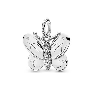 Neastamor New Sparkling Butterflies Charms Beads Fit Origina