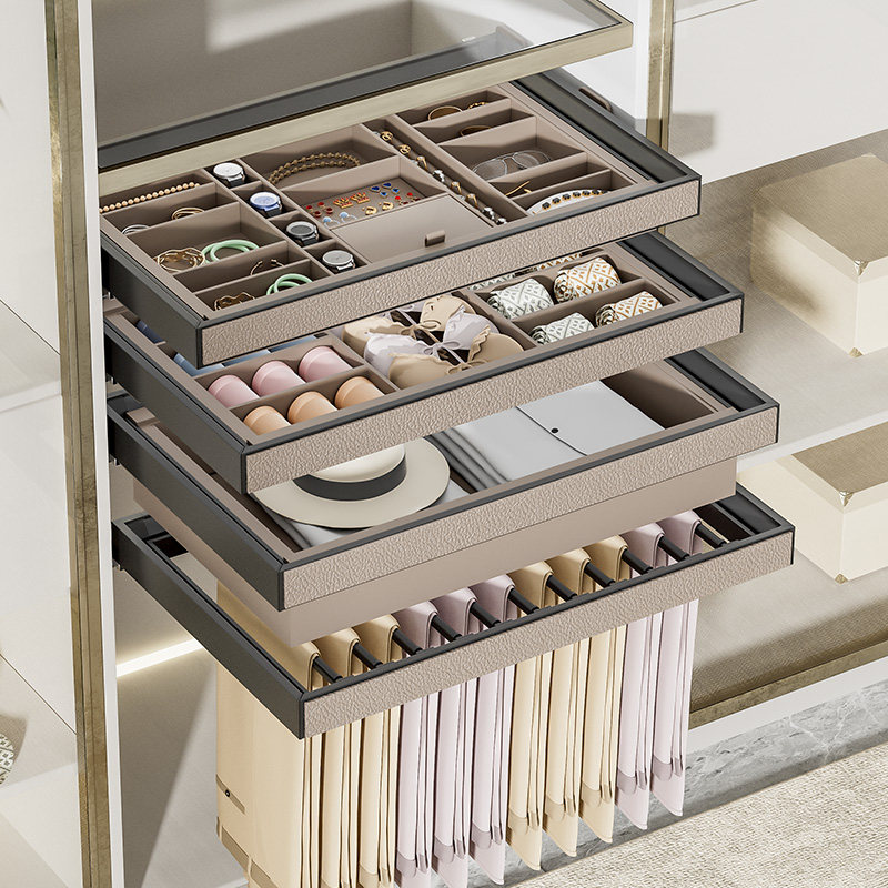衣柜拉篮格子抽裤架伸缩滑轨皮革首饰盒内置篮抽屉式自制轨道五金,基础建材,衣柜拉篮,淘宝优惠券,粉丝福利购,淘宝优惠卷
