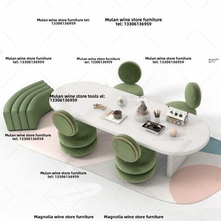 售楼处游乐场儿童区桌椅组合幼儿园早教中心阅读区活动室圆桌凳子