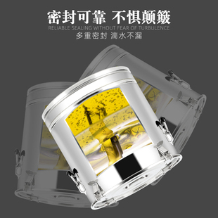 304不锈钢食品级茶叶桶茶叶罐密封罐大号加厚高档铁罐金属陈皮桶